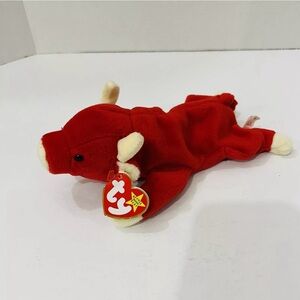 Snort the Bull 05-15-95 Rare Retired Ty Beanie Baby Tag #4002 ERRORS